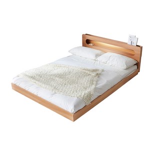 [원룸추천] 파로마 에밋 LED 저상형침대 일반형 슈퍼싱글 SS 프레임만, 오크