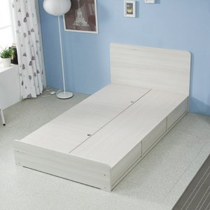 모젤리가구 스몰싱글(하이헤드)-수납침대-프레임, 화이트워시