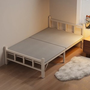 접이식침대 원터치 1인용간이침대 폴딩침대슈퍼싱글, White