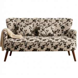 빈티지온 복고풍 빈티지 소파 미니 작은 쇼파 패브릭 안락 사무실 거실 휴식 1인 2인 3인, 65cm 오프 화이트