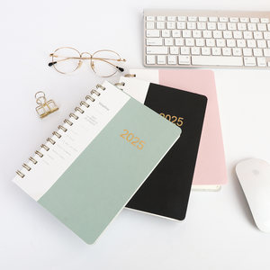 2025 심플 레더 스프링 다이어리 다꾸 스티커 증정