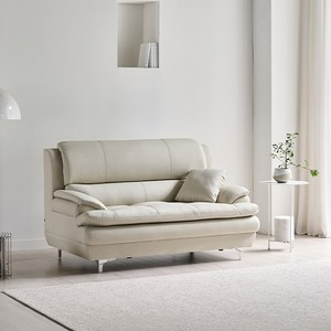 삼익가구 에클레르 프리미엄 2인용 가죽 소파 방문설치