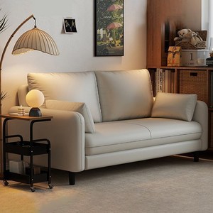 심플하고 편안한 1인용소파 2인용소파 거실 인테리어 가죽쇼파