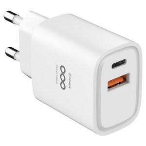 굿밸류 C타입 멀티 2포트 초고속 충전기 45W, 화이트, 1개