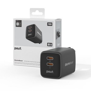 파우트 45W PD GaN 2포트 초고속 충전기