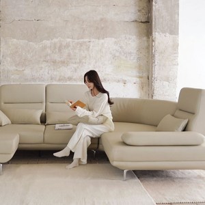 마루이 라온 가죽 스윙 소파 5인 코너형