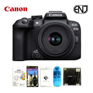 캐논정품 EOS R10 18-45 Kit 미러리스 카메라+5종 풀패키지 / ENJ