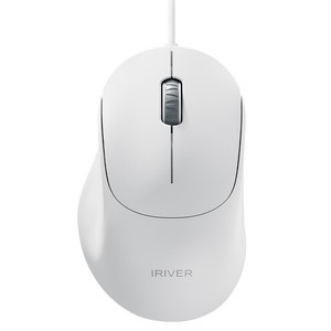 아이리버 항균처리 오피스기어 경량 인비저블 무소음 유선 마우스