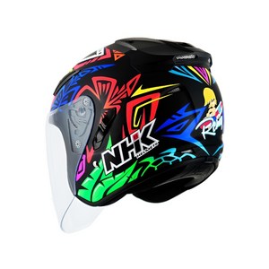 프로라이더스 오토바이헬멧 그래픽 NHK R1 헬멧 오픈페이스 하이바
