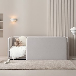 레이디가구 레브 기능성 패브릭 데이베드 볼드형 + 안전가드 높은형 방문설치