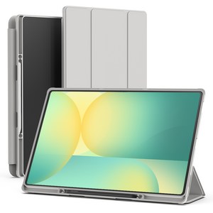 신지모루 스마트커버 펜슬 수납 태블릿 케이스, 웜 그레이, 1개