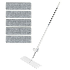 코멧 홈 슬라이드 밀대걸레 + 극세사 패드 5장 세트