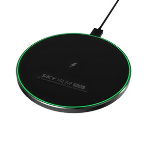 스카이 필 W2P 아이언+ 15W 고속 무선충전기 패드 SKY-W2P