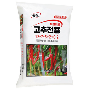 협화 땅심 고추전용 20kg 고추 밑거름 복합비료 12-7-6, 1개, 20kg