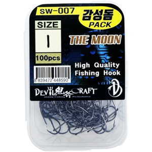 감섬돔 국산 지누바늘 벌크 100개 블랙 니켈 100개+100개 200개 세트. 2개, 200개