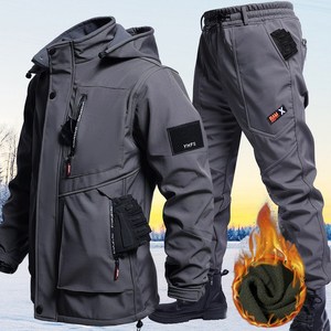 UPPERCUT 남성 방한 작업복 세트 겨울 라이딩 등산 낚시 캠핑 방수 방풍 전술복 정비복 상하의 세트