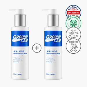 그라운드랩 남자 올인원 화장품 모이스처라이저 스킨 로션, 2개, 200ml