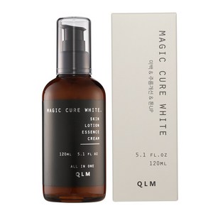 큘라M 남성용 매직 큐어 화이트 올인원, 1개, 120ml