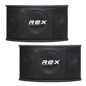 노래방 스피커 REX 시리즈 3종(6/8/10인치) 매장 카페 업소 가정용 1조(2개), YCSM