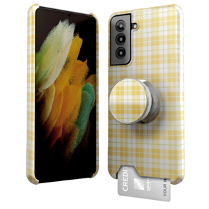 가꼬싶다 체크 아이폰 갤럭시 카드 수납 스마트톡 휴대폰케이스