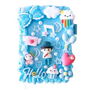 심아트 데코덴 다이어리 꾸미기 만들기세트, 1개