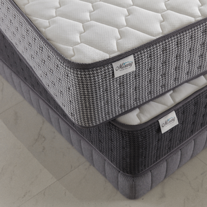 미성침대 시그니처 본넬 스프링 침대 매트리스 싱글,슈퍼싱글,퀸 방문설치, 화이트 그레이, 22cm