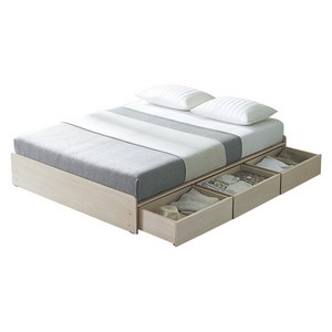 규수방 무헤드 3단 수납 서랍형 침대프레임 매트리스별매 방문설치