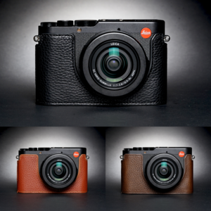 TP 라이카 D-Lux 8 디럭스 카메라 소가죽 하프 케이스
