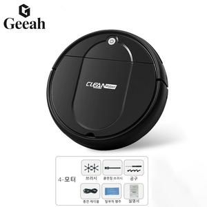 Geeah 로봇청소기 무선 스마트 자동 진공 청소기 USB충전