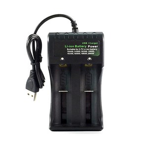 대륙의실수 18650 26650 배터리 충전기 충전지 3.7v 리튬이온 과충전방지 건전지 고속 2구