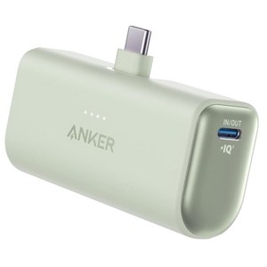 앤커 나노 5000mAh 22.5W C타입 도킹형 보조배터리, 그린, A1653