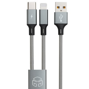 디지지 C타입 라이트닝 호환 2in1 고속충전 멀티 케이블