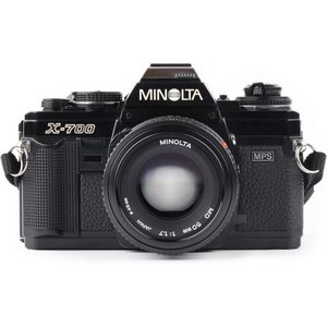 미놀타 X-700 35mm 필름 SLR 및 MD 50mm 12 수동 초점 렌즈갱신