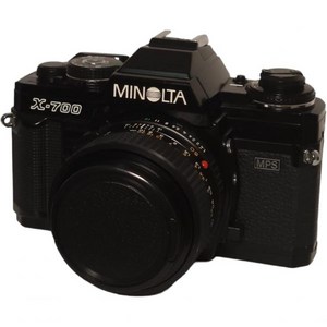 Konica Minolta미놀타 X700 35mm 필름 SLR with 미놀타 MD 50mm  f/1.4 Lens 수동 포커스 (리퍼브)