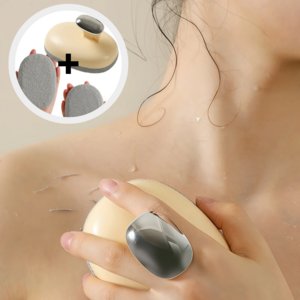 와이비 손잡이형 각질 제거 바디 스크럽 때밀이 본품+리필 2P