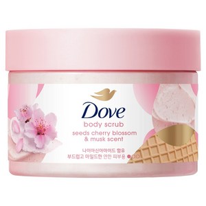 도브 바디 스크럽 벚꽃 앤드 머스크향