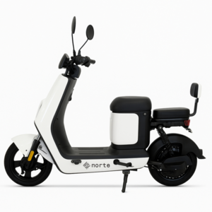 노르테 전동 스쿠터 전기 바이크 성인용 출퇴근 자토바이 미니벨로 오토바이, 화이트