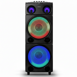 필립스 버스킹 업소 매장용 파티박스 블루투스 스피커 대형, TAX5509, 블랙