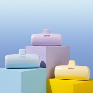 [각인가능] 일체형 미니 보조배터리 5000mAh 8핀 C타입 도킹형 거치형 무선 여행용 기내반입가능 연말 행사 레이저인쇄 졸업선물 답례품 판촉 기념품