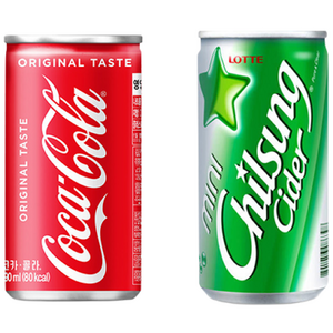 코카콜라 칠성사이다 190ml 각 (총), 190ml