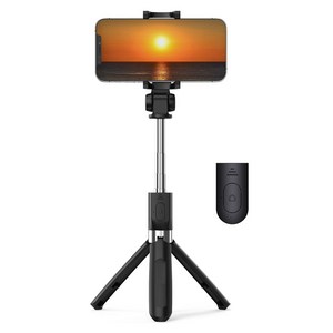모디스 휴대폰 미니 삼각대 셀카봉 + 무선 블루투스 리모컨 세트