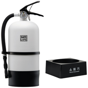 세이프라이프 Z33 ABC 분말소화기 3.3kg +받침대 SET, 1개, 화이트