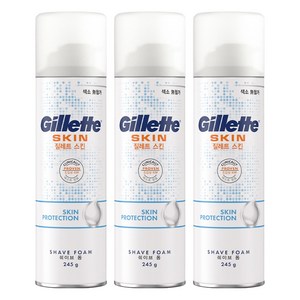 질레트 정품 스킨텍 쉐이빙 폼
