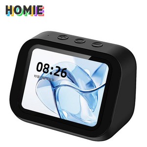 HOMIE 블루투스스피커 ai 스마트 스피커 무선 블루투스 스피커 미니 휴대용 스마트 알람시계
