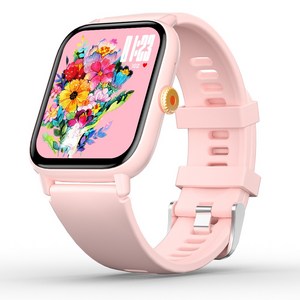 WAPIK 블루투스 통화 스마트워치 Z8 한글판 GPS, 핑크, 4.8cm, GPS + 블루투스
