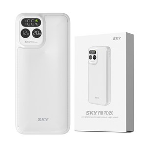 SKY 필 PD20 LCD 디스플레이 고속 충전 보조배터리 20000mAh 22.5W