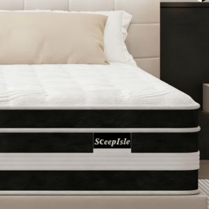 SLEEPISLE 매트리스 무음 독립스프링 침대 매트리스간편 설치, 중간, 30cm