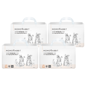 모모래빗 에코씽씽 밴드형 기저귀 신생아용 4팩