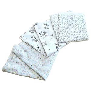 트리베어 무형광 신생아 천 기저귀 목욕타올 출산선물 5P, 5개, 숲속토끼