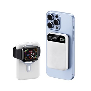 THOUSTA 무선 3in1 대용량 PD 22.5W QC3.0 고속충전 맥세이프 보조배터리 10000mAh